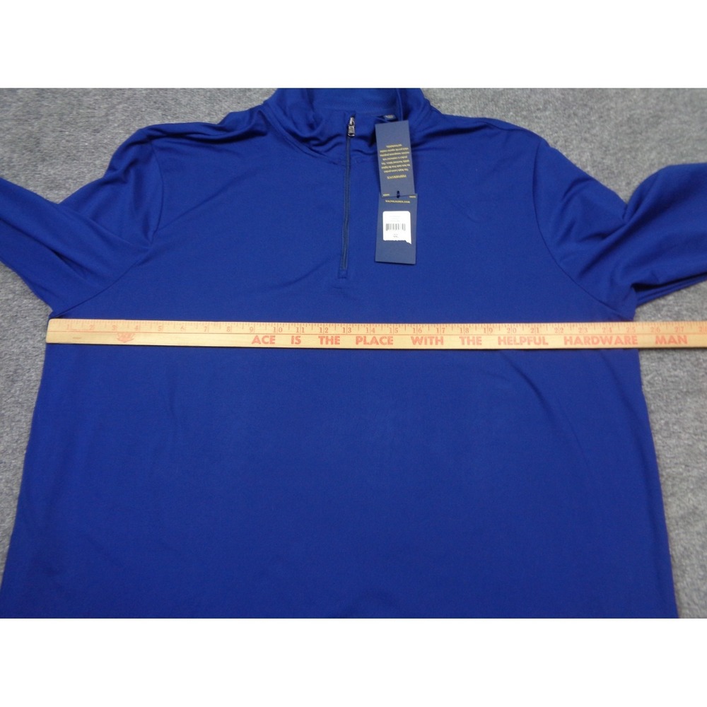Polo Ralph Lauren Performance Quarter-Zip Mens Size 2XL Blue Pullover NWT Golf - Picture 10 of 12